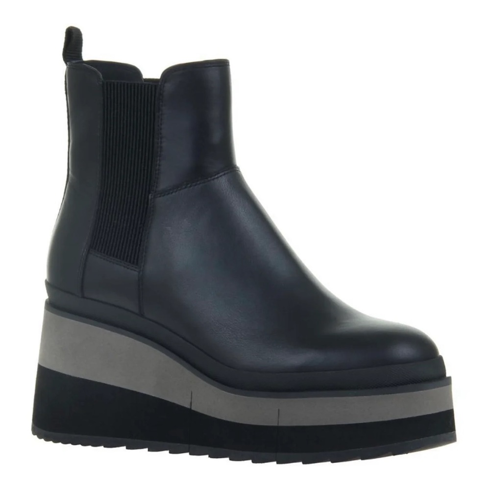 NAKED FEET - GUILD in BLACK Ankle Platform Boots Sz 7.5